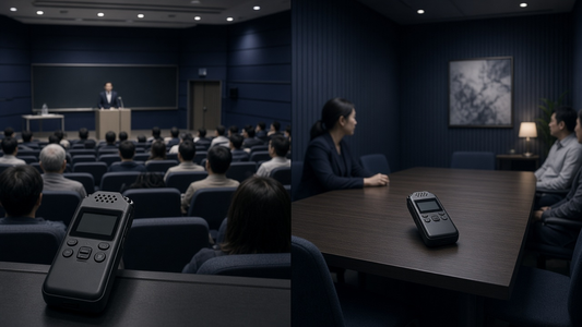 AI voice recorder for lectures vs meetings: how to choose
