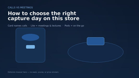 AI Voice Recorder for Phone Calls vs Meetings: How to Choose