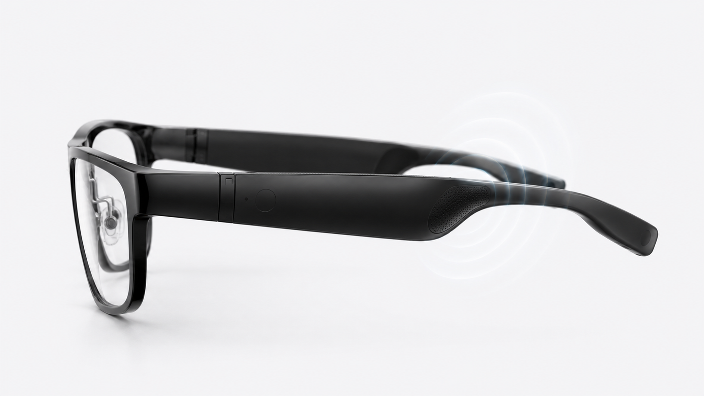 AR Smart Glasses — Lightweight Wearable Display with Directional Audio