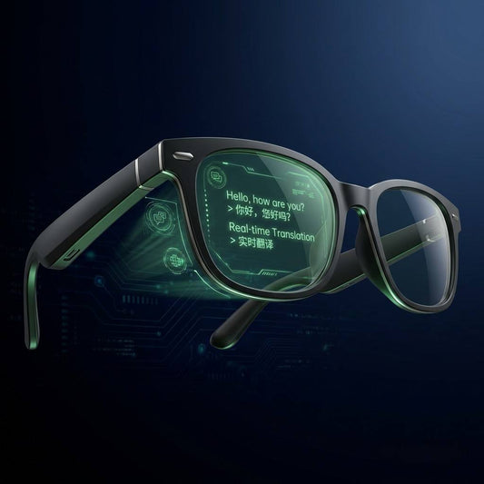 INMO GO3 AI Smart Glasses | 53g MicroLED AR Glasses with AI Translator, Hot-Swap Battery & Camera