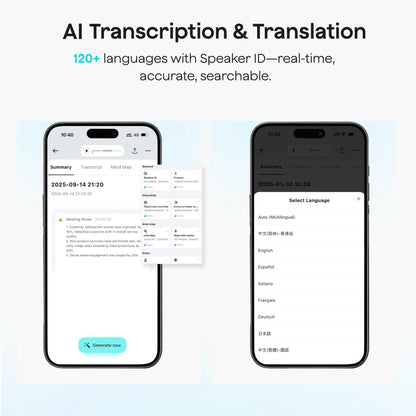 TicNote Lite AI Voice Recorder with 1-Year Pro Plan - Ticnote