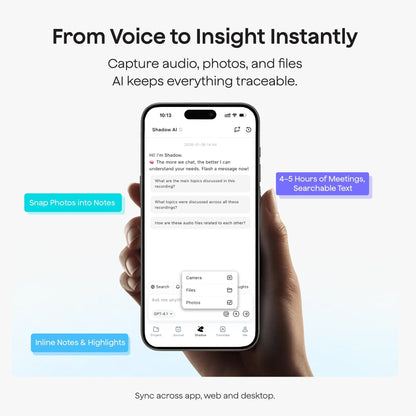 TicNote Lite AI Voice Recorder with 1-Year Pro Plan - Ticnote