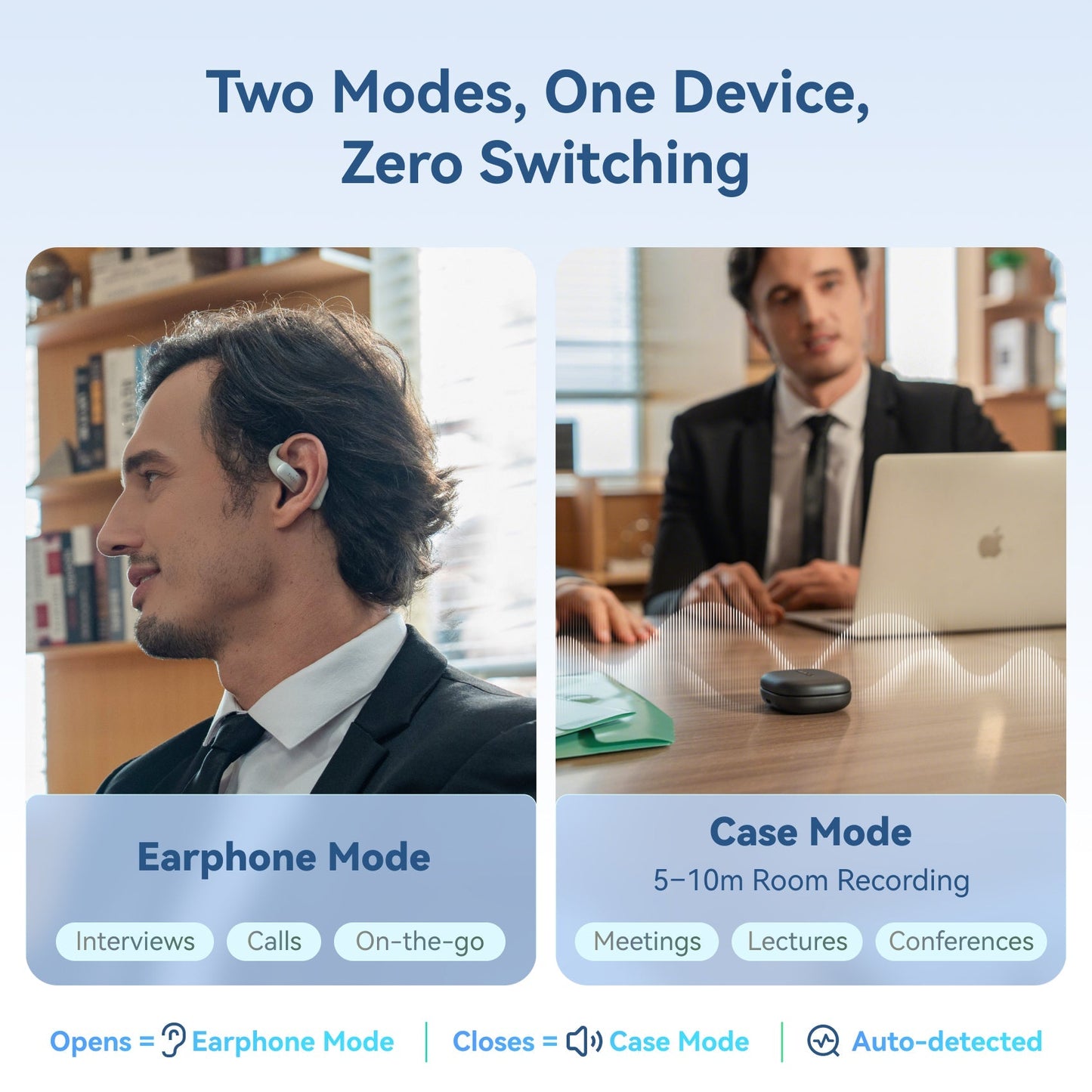 TicNote Pods AI Voice Recorder Earbuds Enterprise - Ticnote