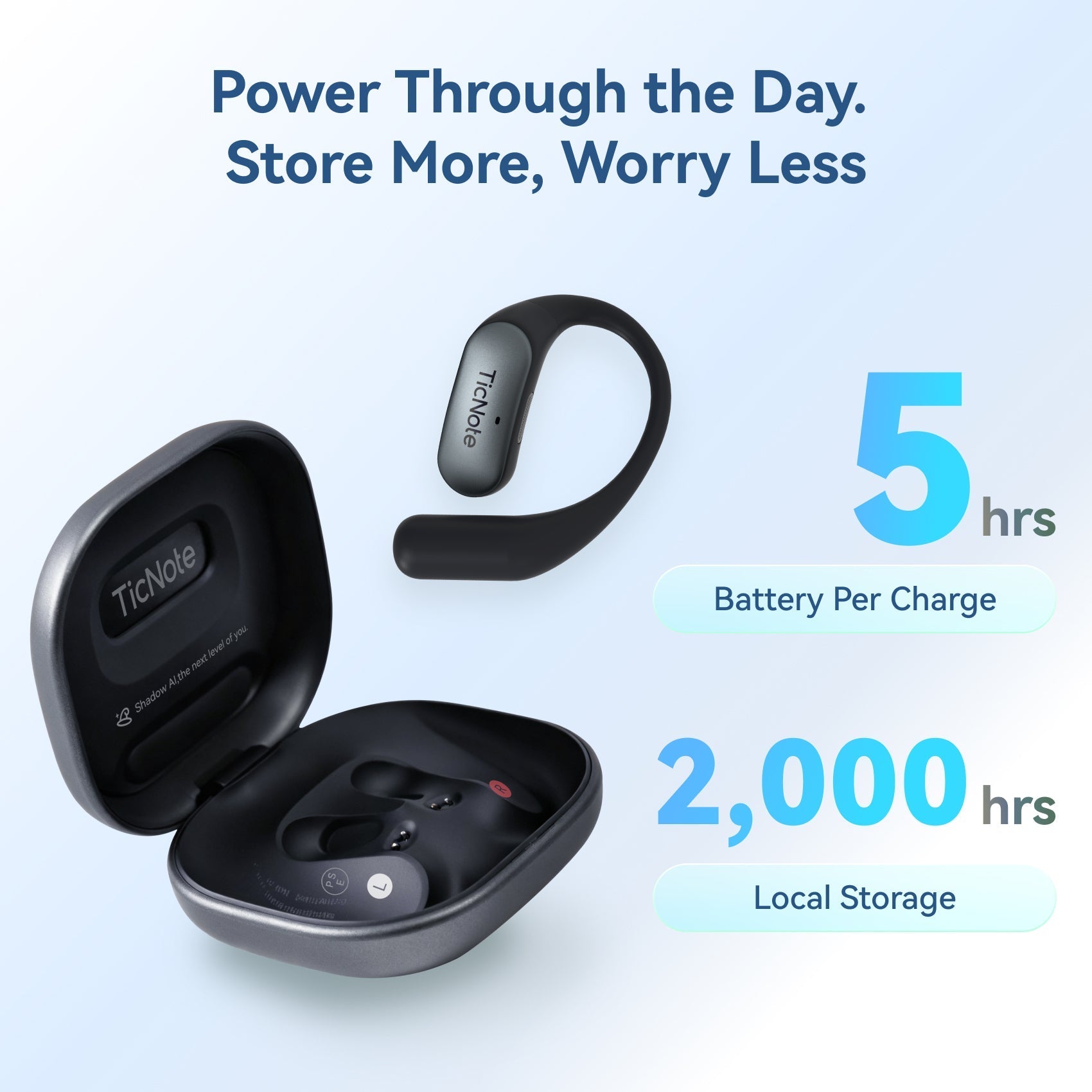 TicNote Pods AI Voice Recorder Earbuds Enterprise - Ticnote